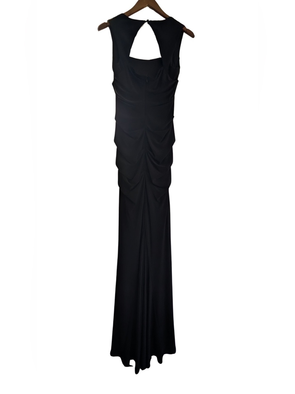 Adrianna Papell Black Evening Dress with Hidden Back Zip - Picture 2 of 9